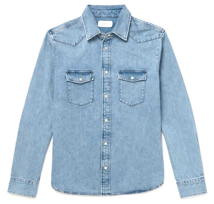 mr p denim western shirt