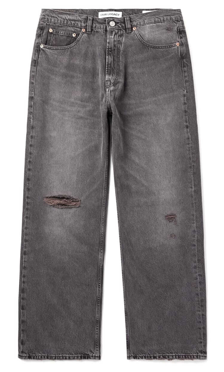 our legacy third cut distressed jean