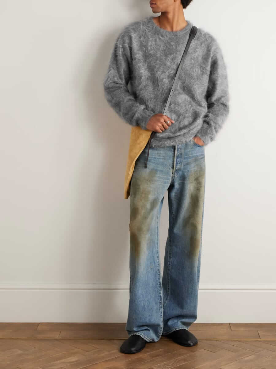 ssstein brushed-cashmere sweater