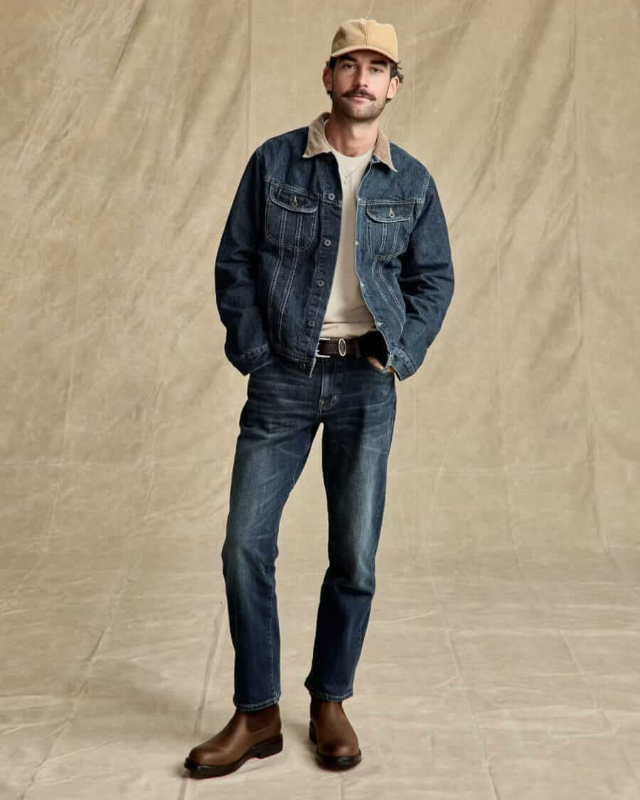 flint and tinder classic-fit stretch selvedge