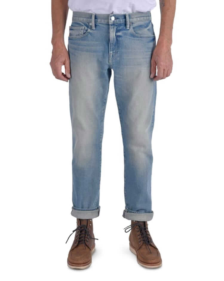 hiroshi kato hammer straight-leg selvedge