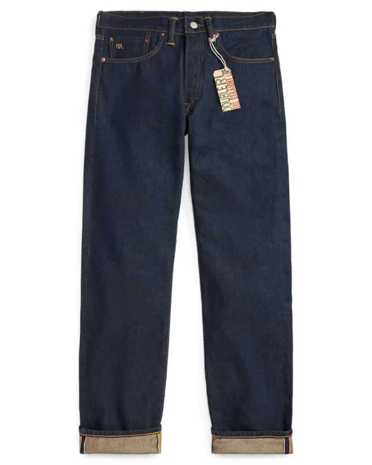 rrl raw straight-leg selvedge