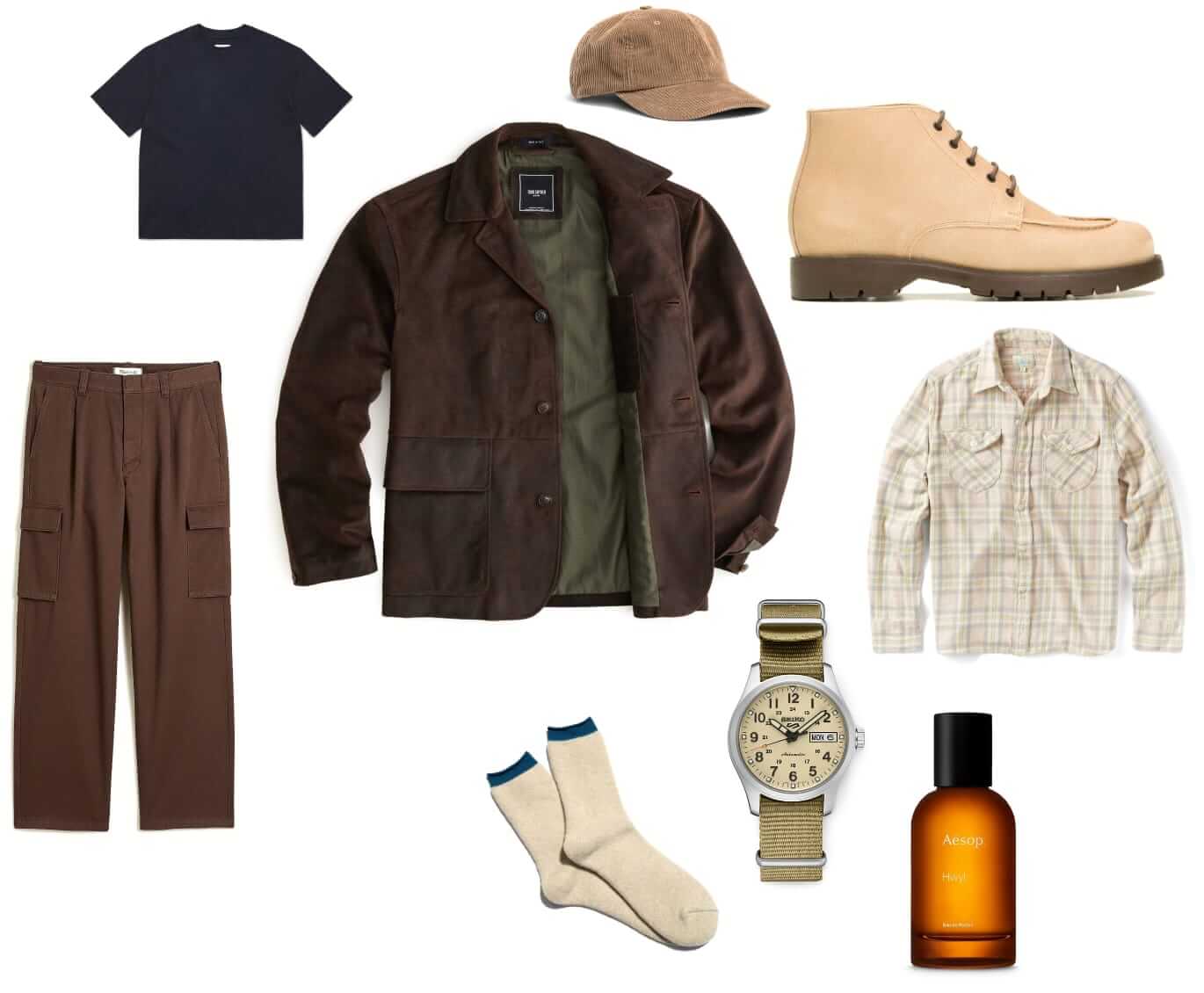 Men's fall espresso colored outfit inspiration