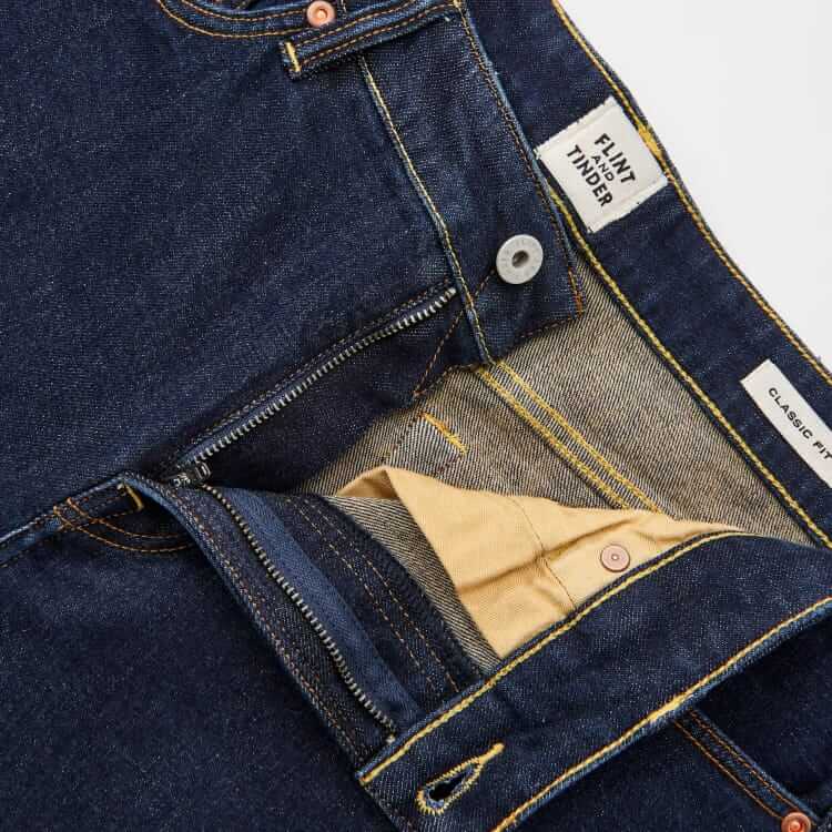 flint and tinder stretch selvedge denim