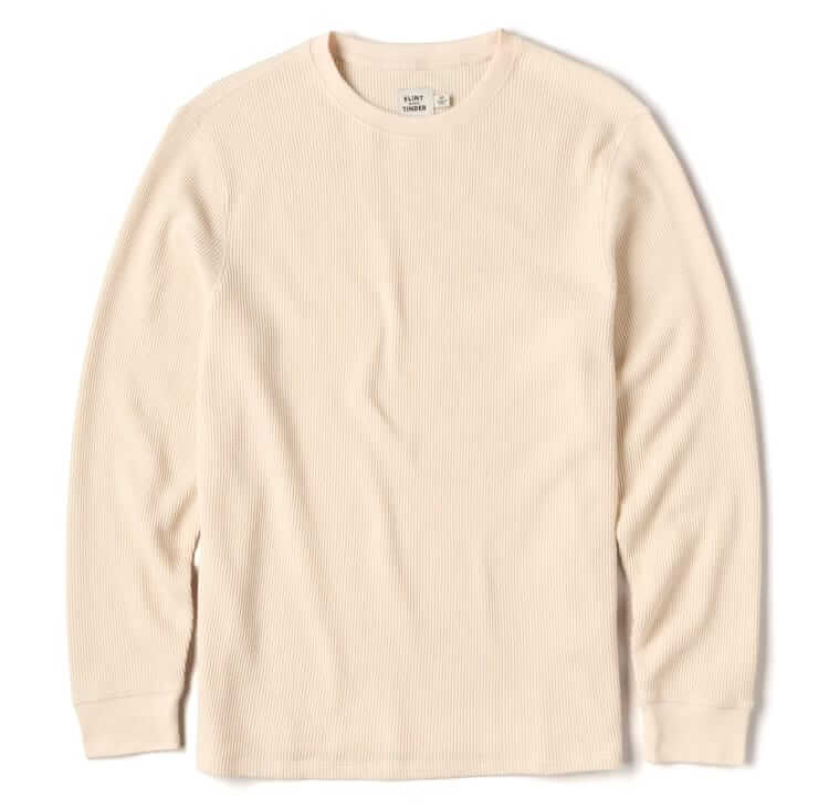 flint and tinder waffle crewneck