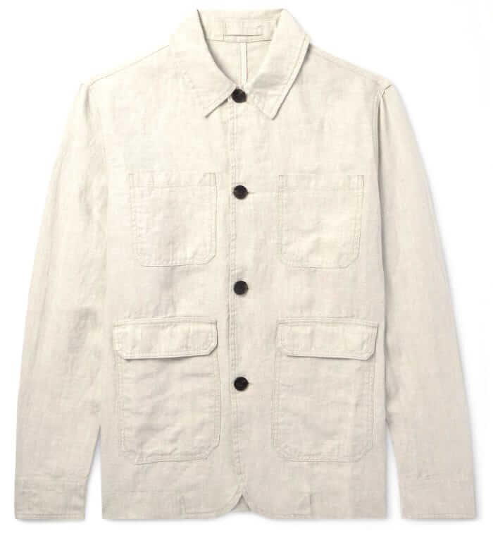 Mr P. Linen overshirt