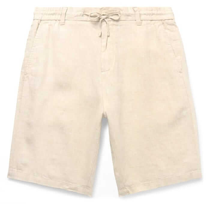 NN07 Seb 1454 linen drawstring short