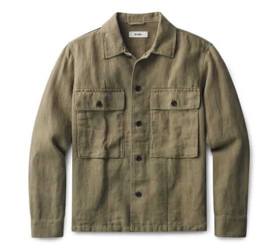 Buck Mason Linen Fatigue Shirt