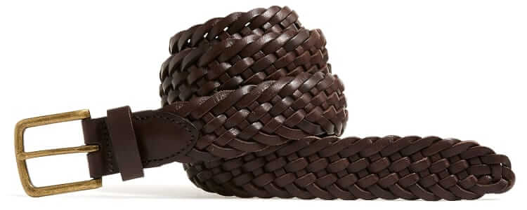 j.crew factory braided leather belt