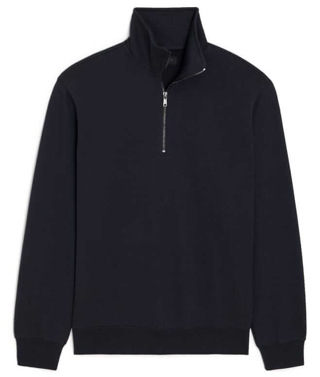 todd snyder portuguese terry quarter-zip