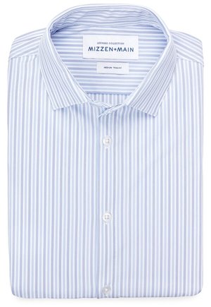 Mizzen+Main Hodges Navy and Blue Pinstripe Shirt