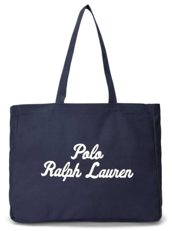 polo ralph lauren chain-stitched tote