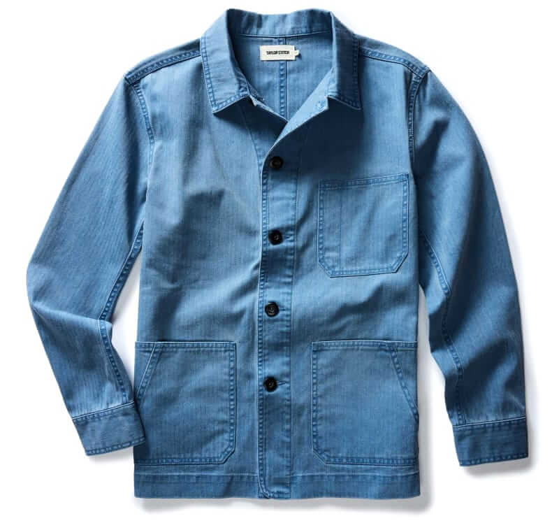 taylor stitch french blue herringbone jacket
