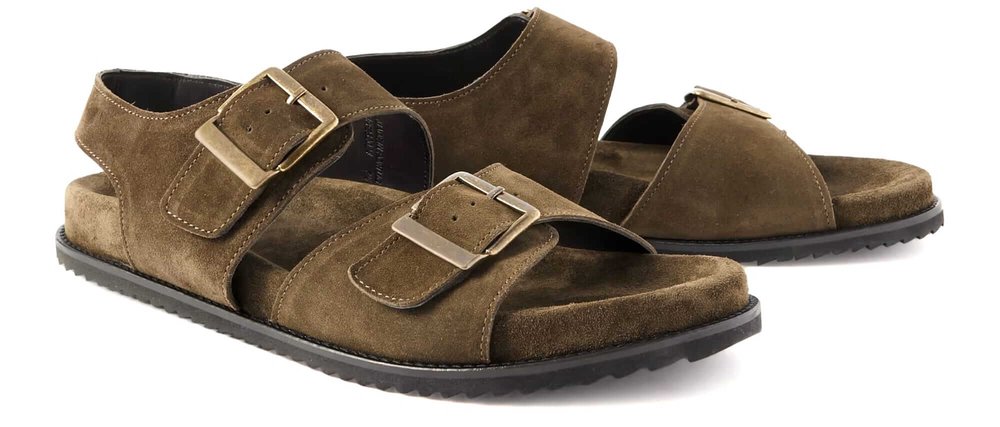 Mr P. Regenerated Suede Sandal