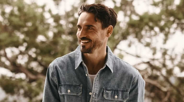 Men's spring travel outfit