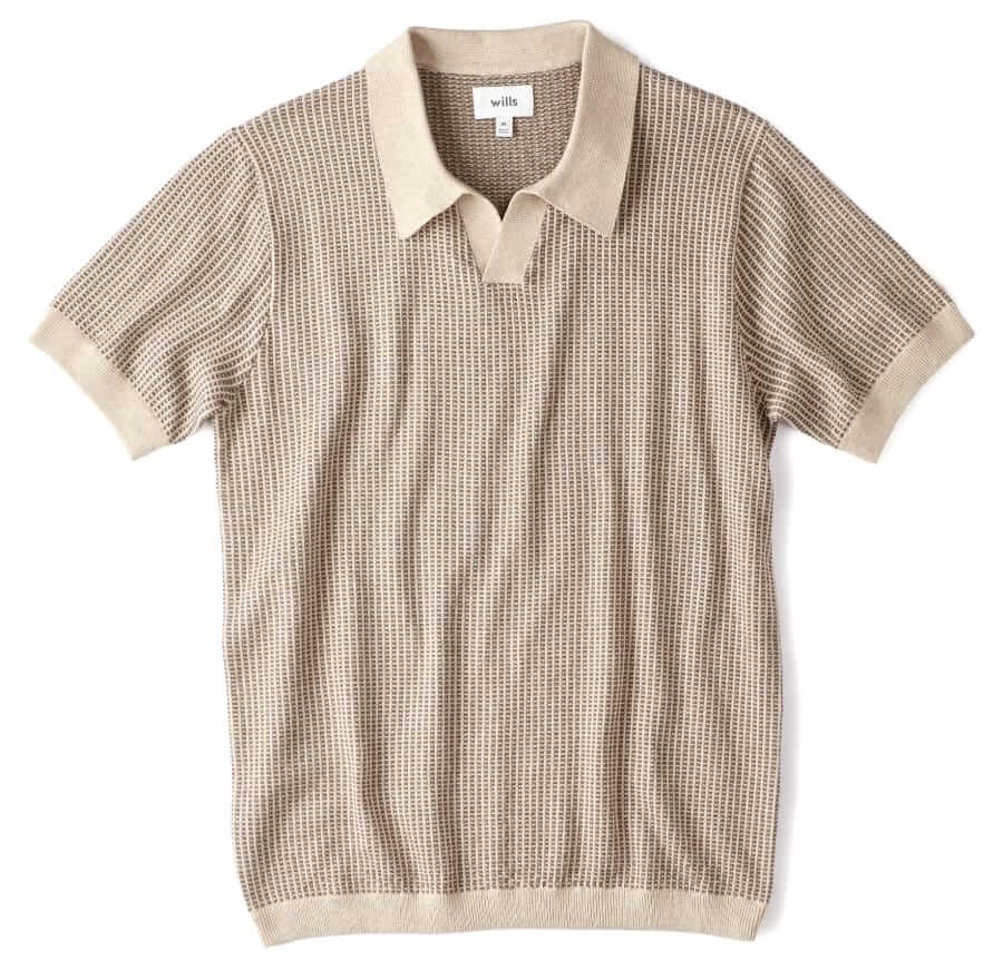 Wills Cotton-Cashmere Sweater Polo