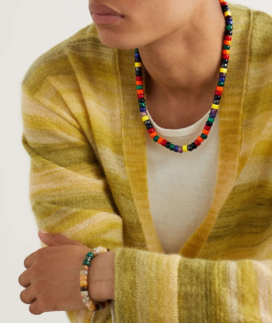 Carolina Bucci Formentera Forte Beads Multi-Stone Necklace