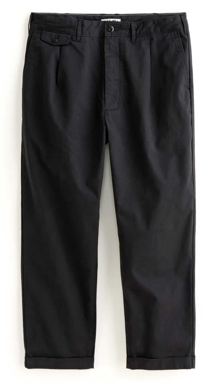 alex mill standard pleated chino