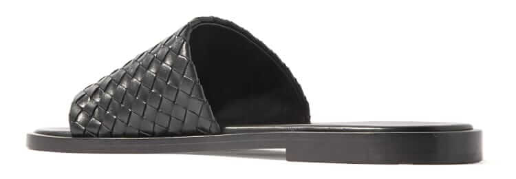 bottega veneta intrecciato leather sandal