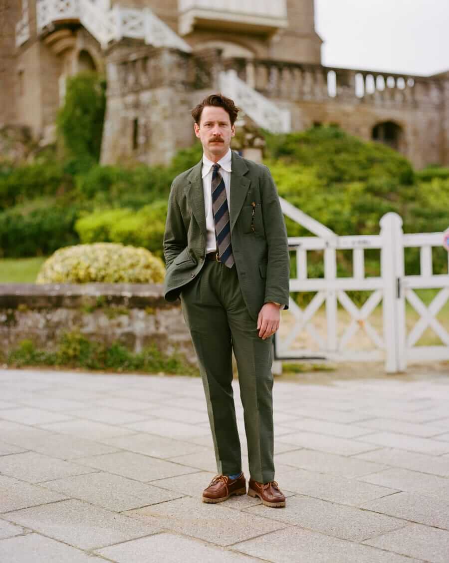 Men's casual summer wedding outfit