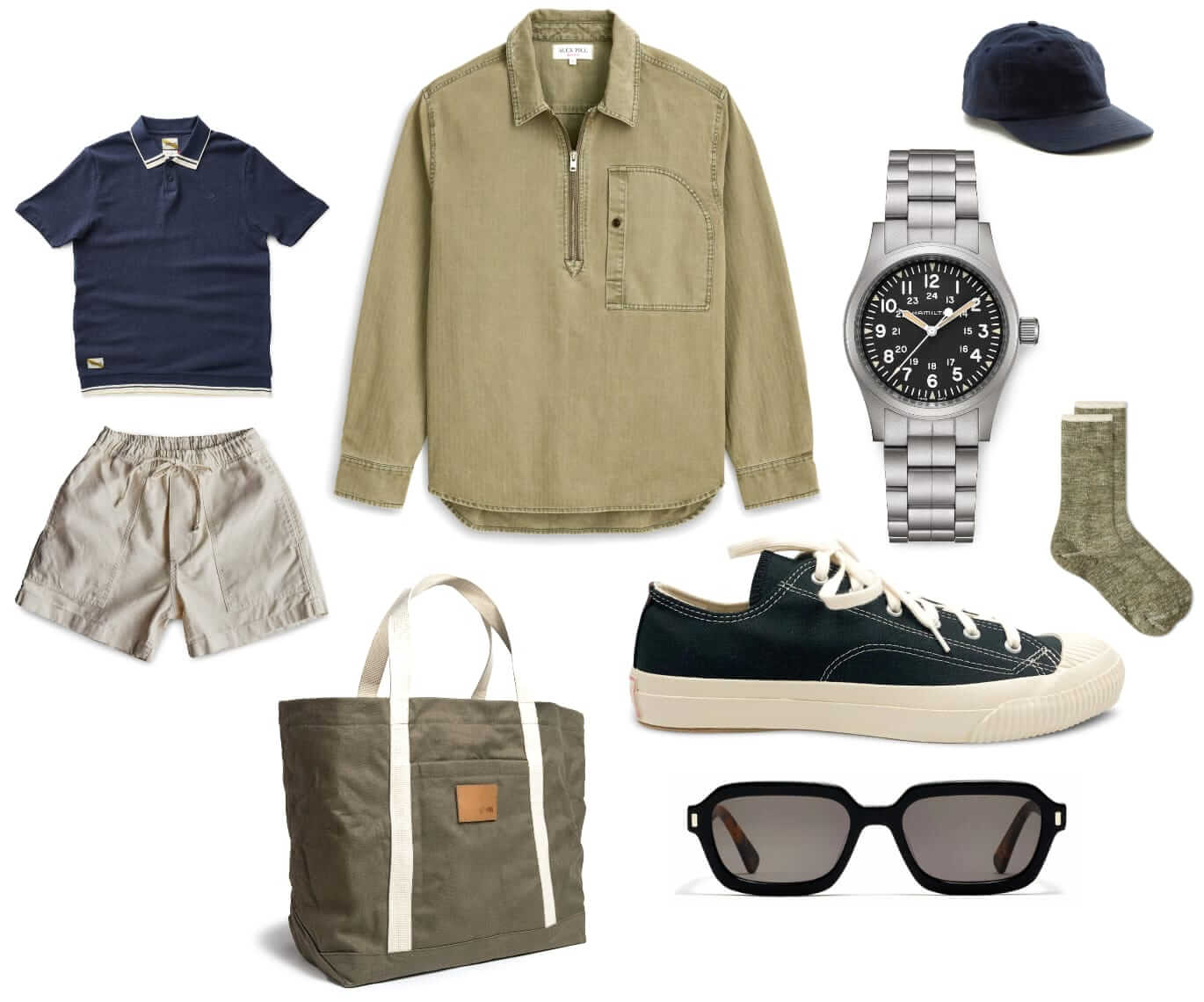 Men's summer weekend getaway outfit inspiration