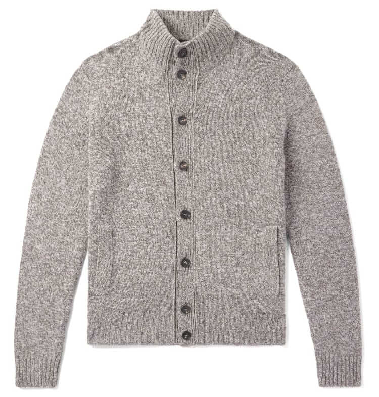incotex wool-mouline cardigan