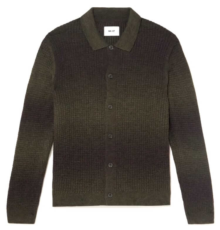 nn07 thor degrade waffle cardigan