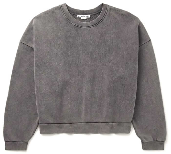 Acne Studios Garment-dyed jersey sweatshirt