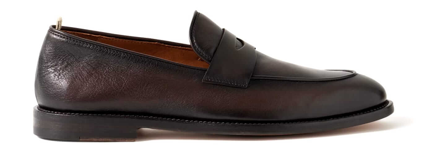 Officine Creative Leather penny loafer