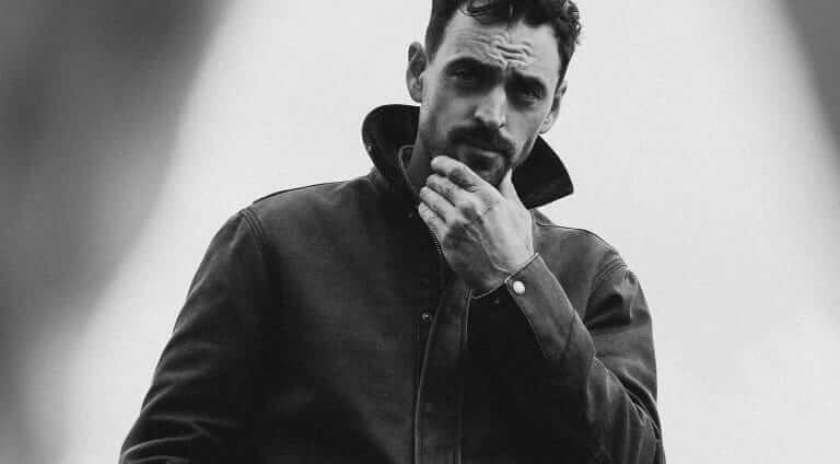 Men's winter layers outfit