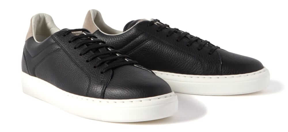 Brunello Cucinelli Suede-Trimmed Sneaker