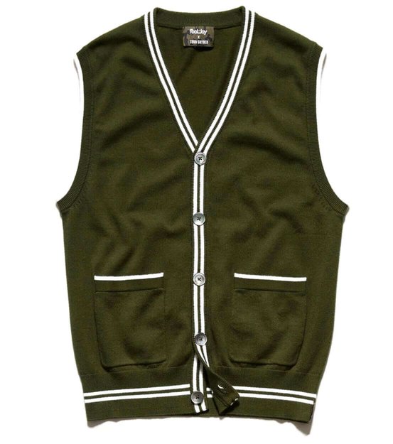 Todd Snyder x Foot Joy Cardigan Sweater Vest