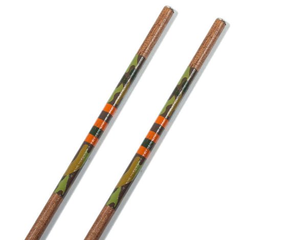 TRENDYGOLF x BubbWhips Hickory Alignment Sticks