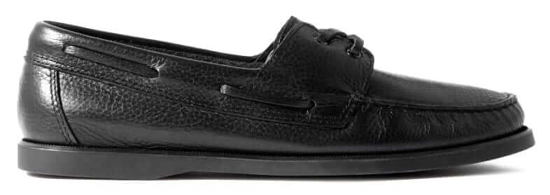 morjas leather boat shoe