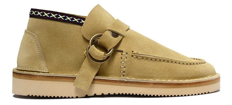 Fracap x YMC Calf Suede Buckle Sandal