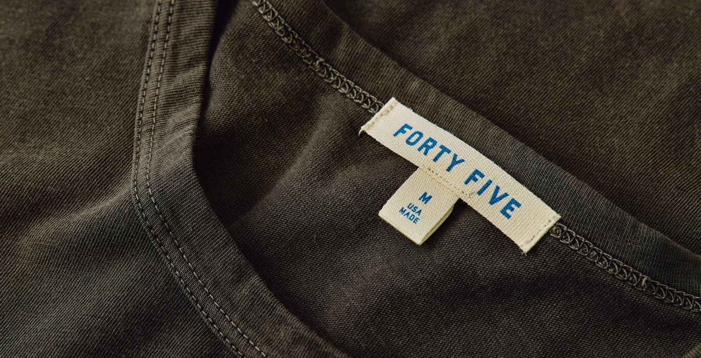 Supima crew tee by Forty Five