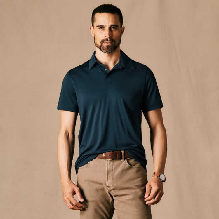 proof 72-hour merino polo shirt