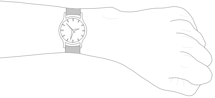 38mm men's wrist watch