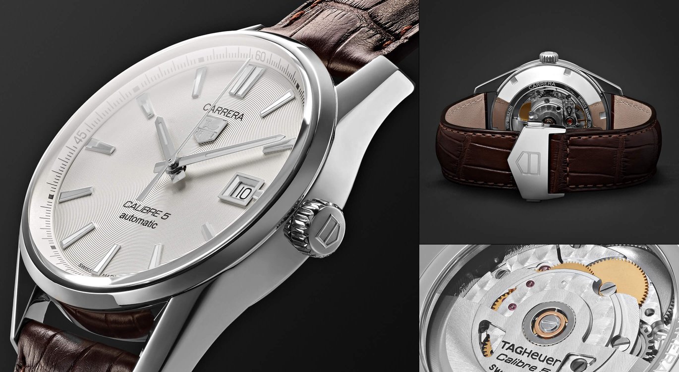 TAG Heuer Carrera Automatic Steel and Alligator Watch