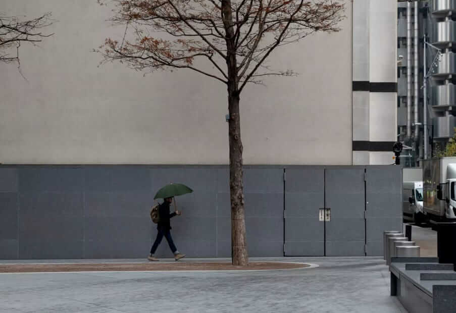 London Undercover Tartan-Lined Umbrella