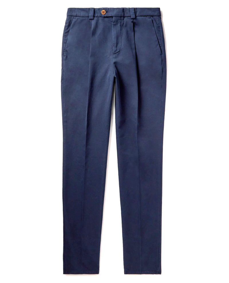 Brunello Cucinelli Pleated Twill Trouser