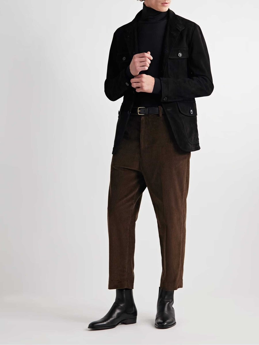 Nili Lotan Tapered Corduroy Trouser