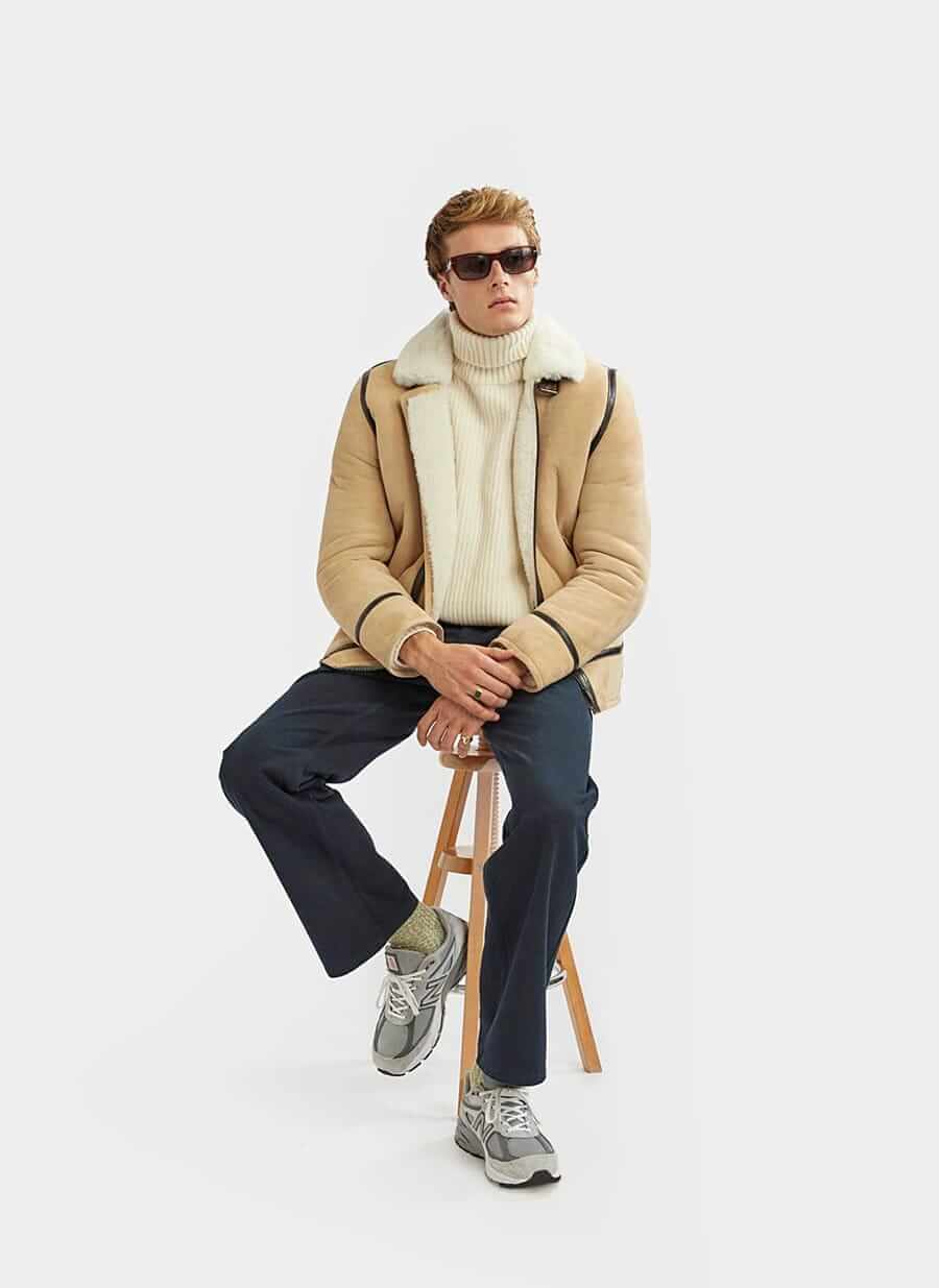 Men's winter layers outfit inspiration