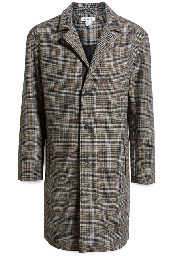 The Rail Houndstooth Overcoat