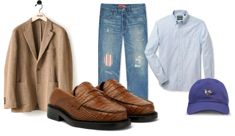 Men's meet the parents loafer outfit