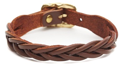 Il Bisonte Braided Leather Bracelet