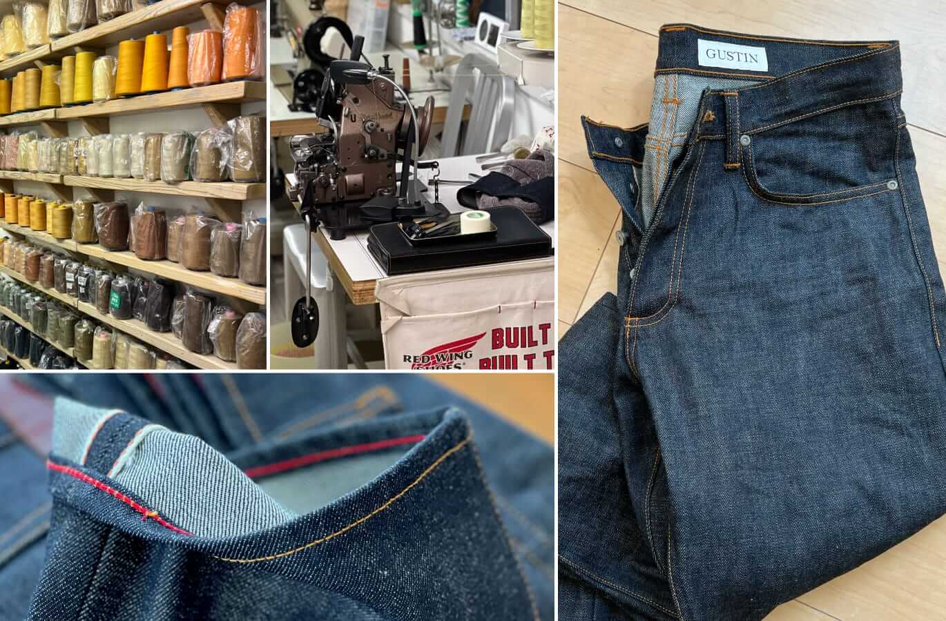 Gustin #75 okayama standard straight-leg jean break-in experience