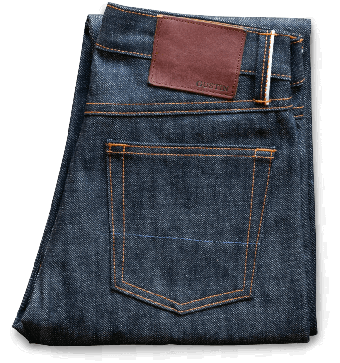 Gustin #75 Okayama Standard straight-leg jean