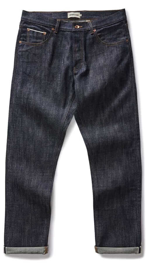 taylor stitch tapered democratic selvedge jean