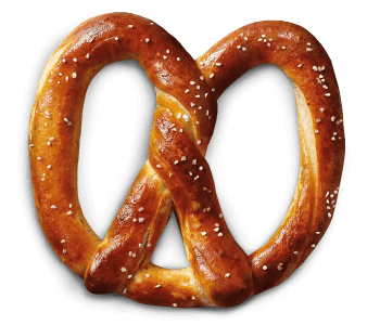 Auntie Anne's pretzel illustration